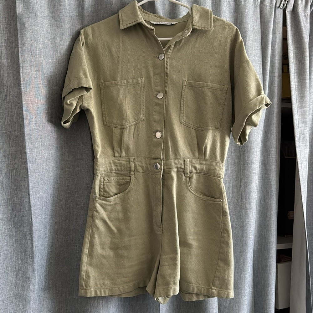 Zara Women Utility Romper - Medium